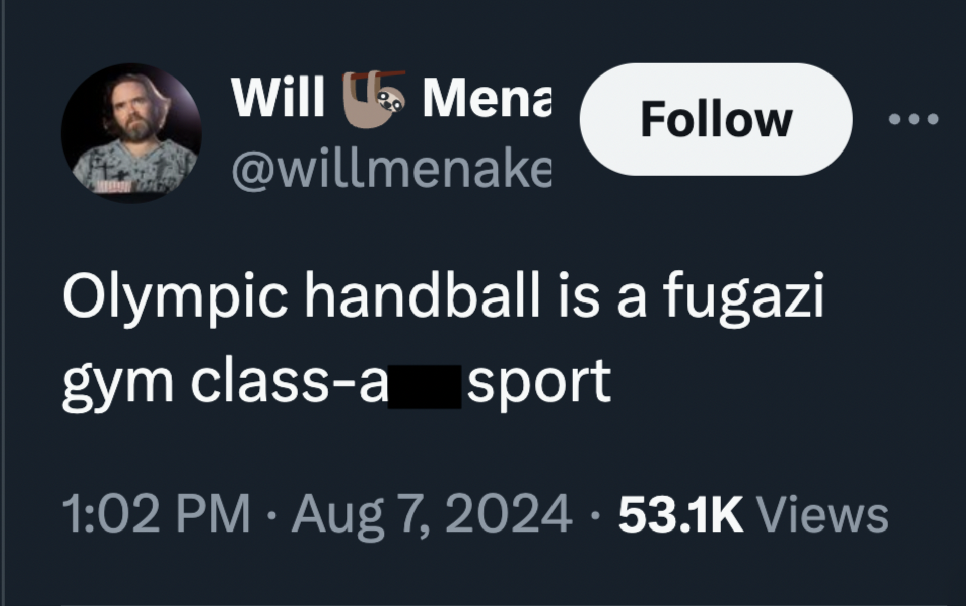 screenshot - Will Mena Olympic handball is a fugazi gym classa sport Views